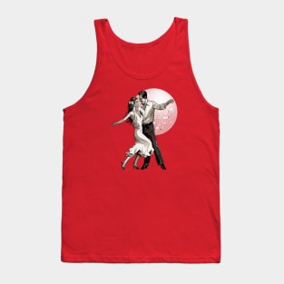 Salsa Couple Dancing With Ballroom Mirrorball Tank Top